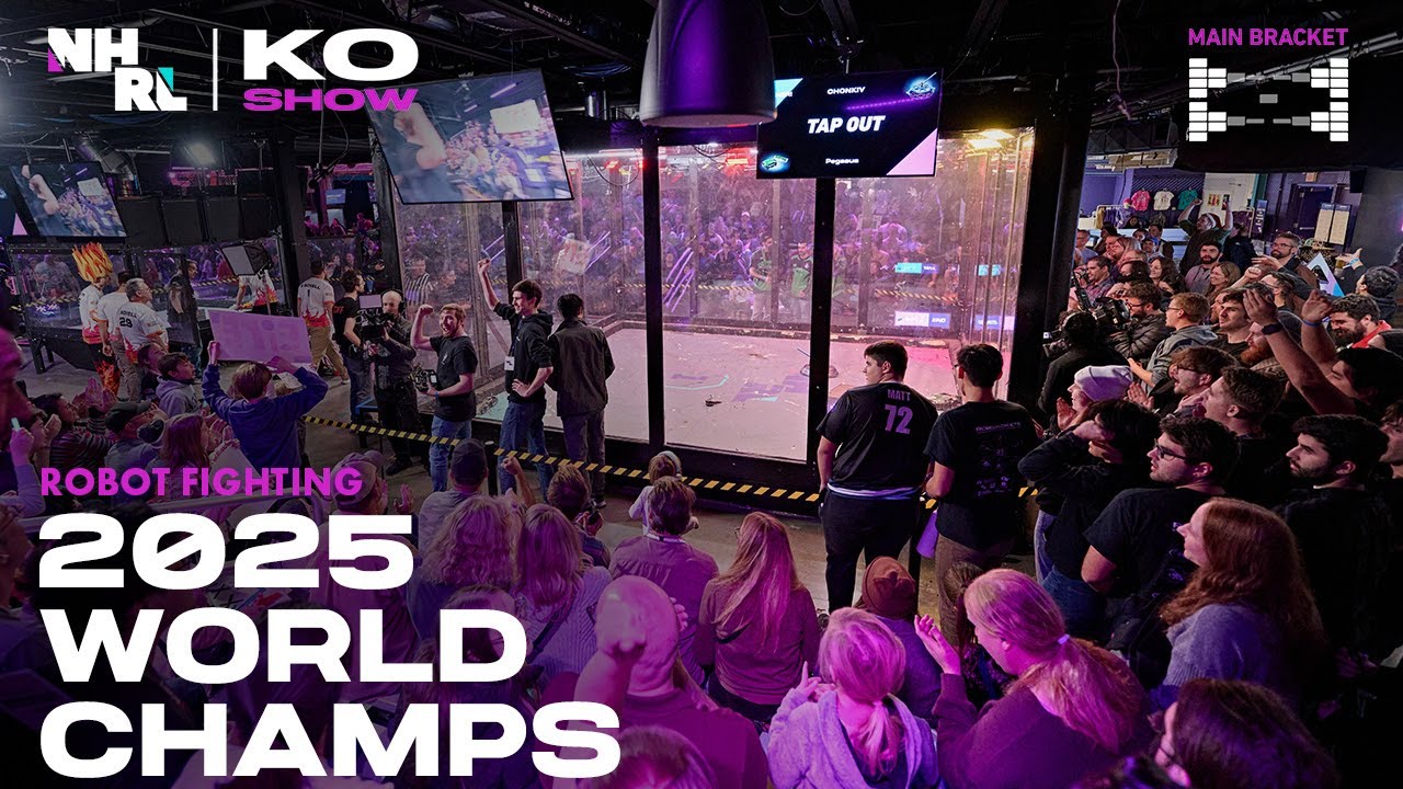 All Day Robot Fighting Action: NHRL's 2025 World Championship KO Show: Quals to last 16