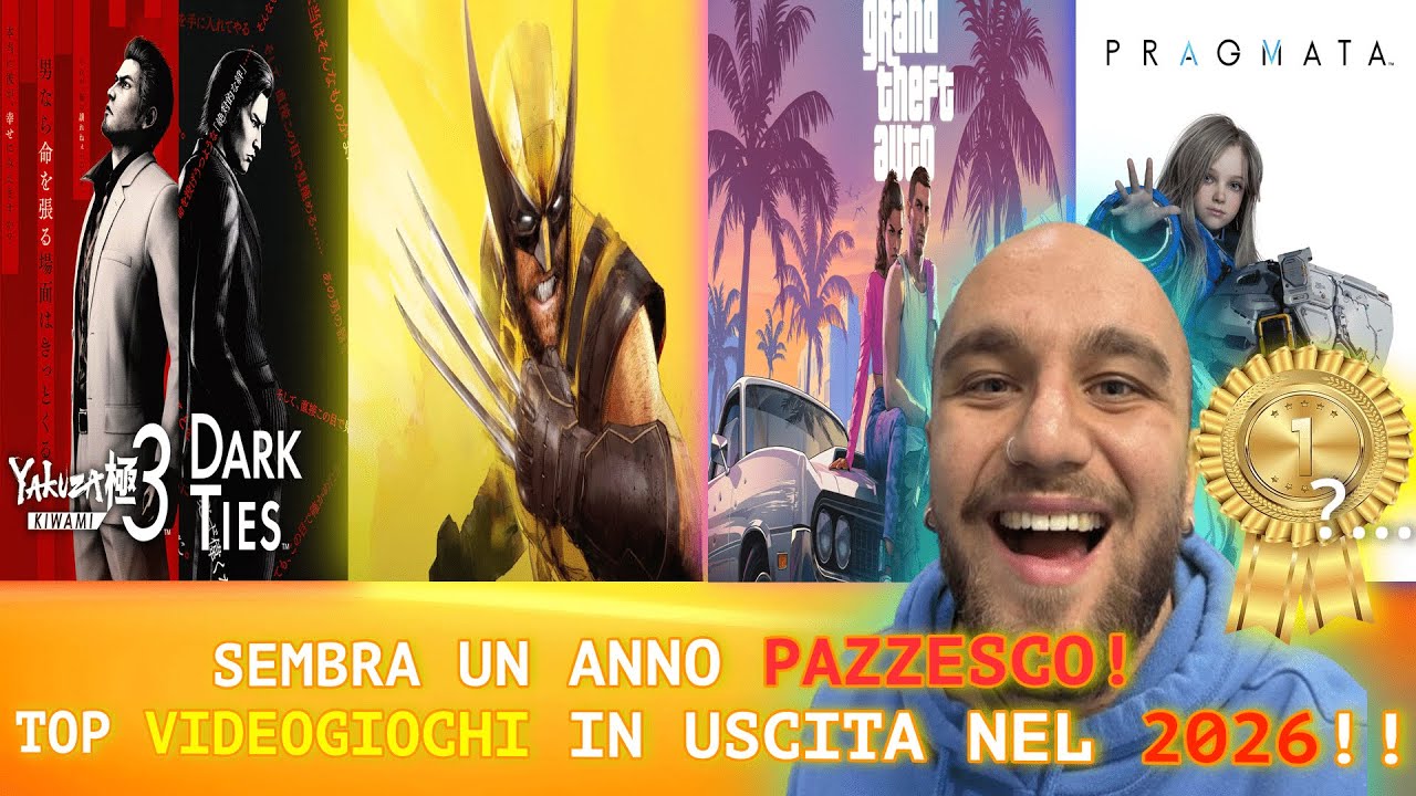 LA MIA TOP 5+1 VIDEOGIOCHI CHE USCIRANNO NEL 2026! (Si spera....)