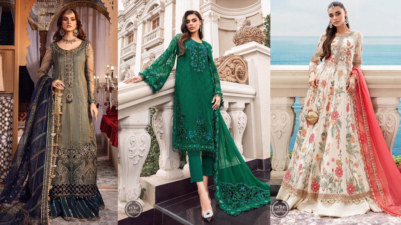 Maria B Embroidered And Chiffon Collection 2023 | Code D8,D6,D8