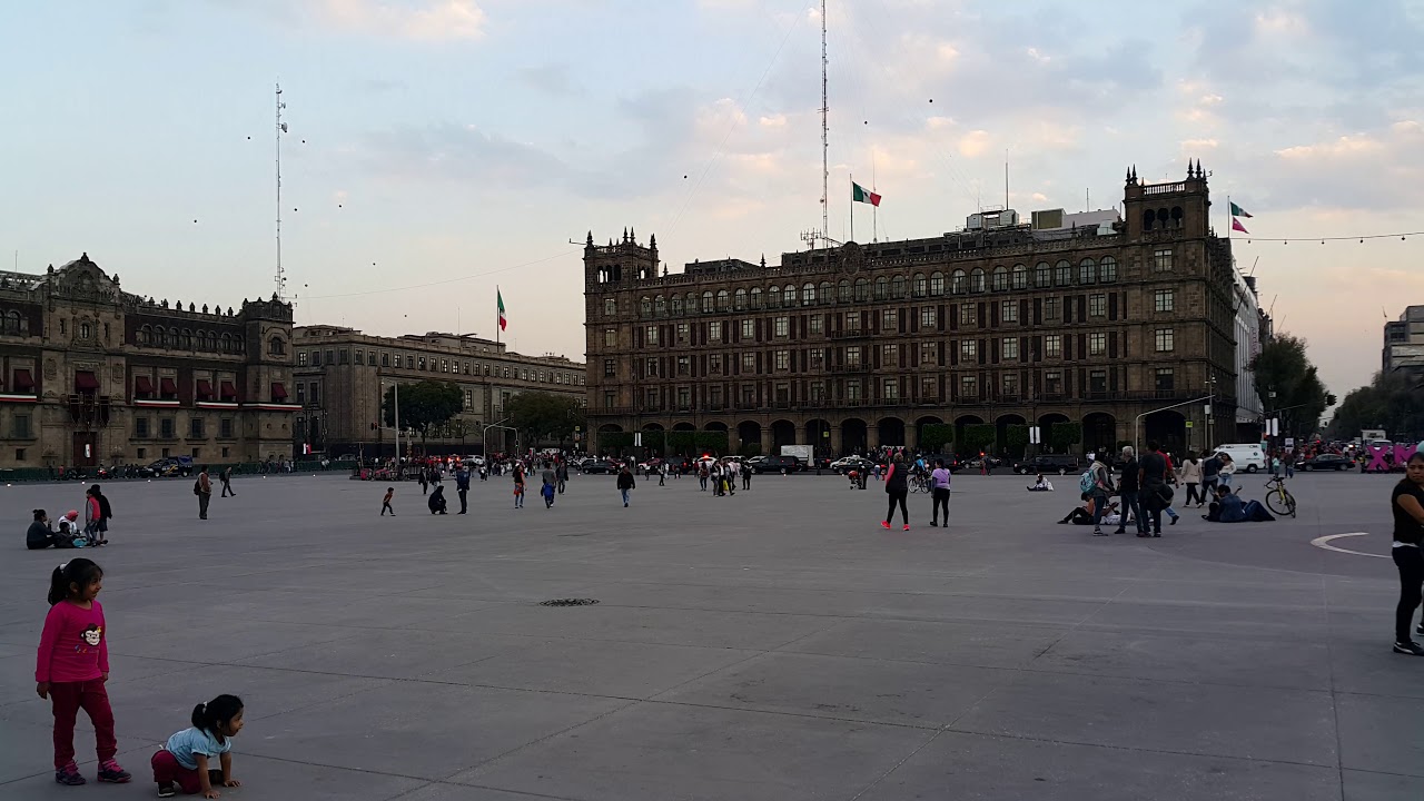 El Zócalo de la CDMX, Mexico. 4K