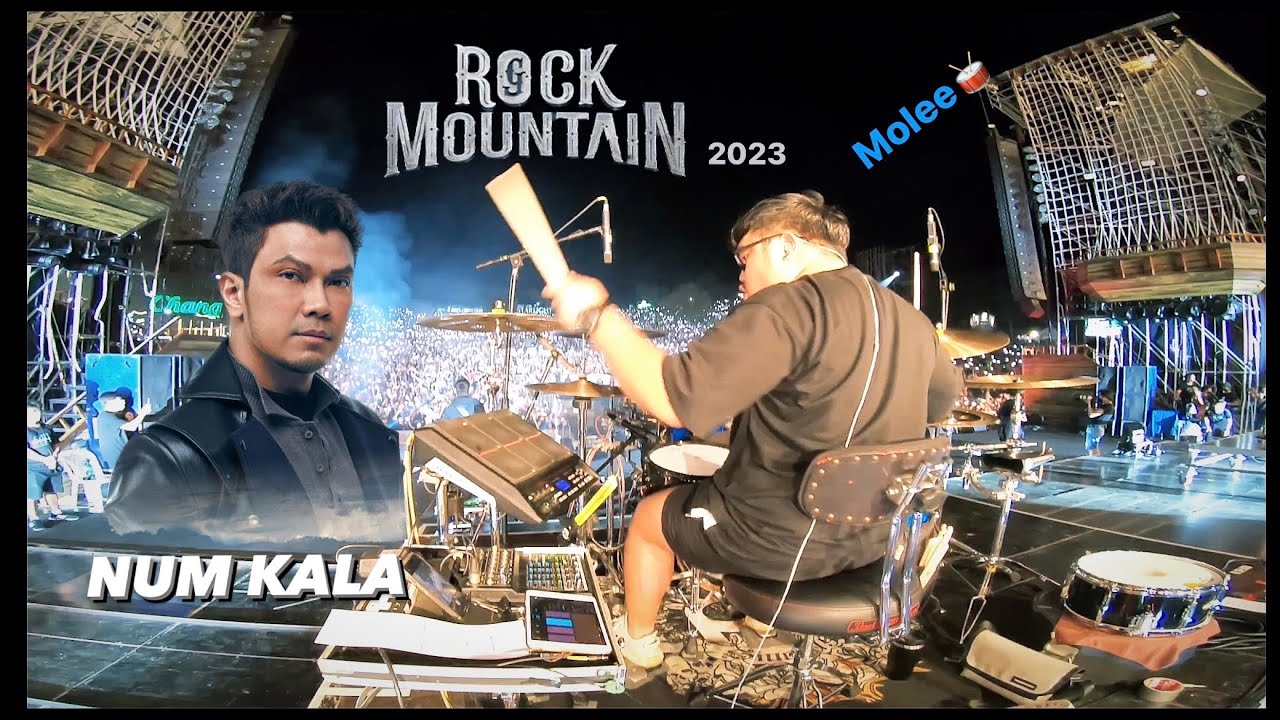 RockMountain 2023  Numkala live (moleedrum) drumcam