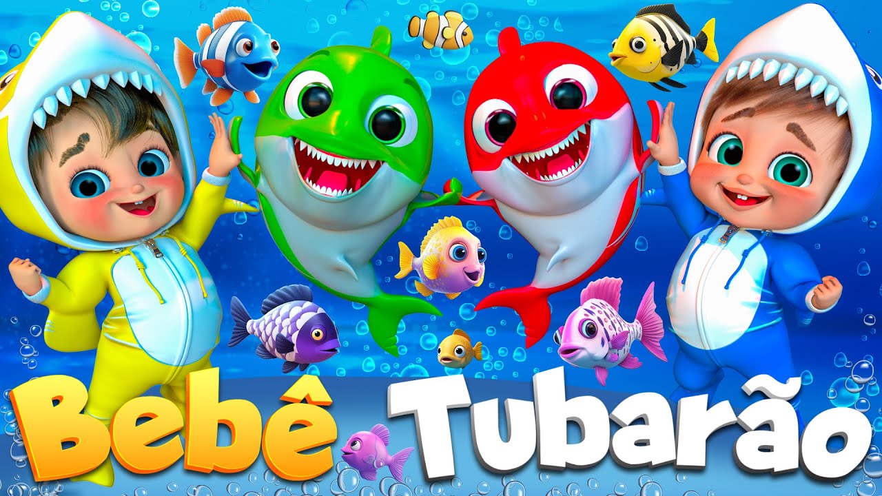 Bebê Tubarão e as Cores do Mar @SuperLucaPortugues #rimasinfantis #musicasinfantis