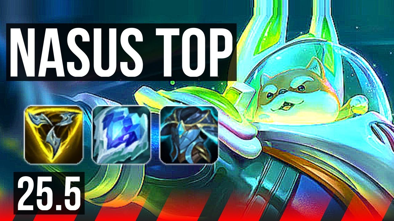 NASUS vs AATROX (TOP) | Rank 4 Nasus, 600+ games | VN Challenger | 25.5