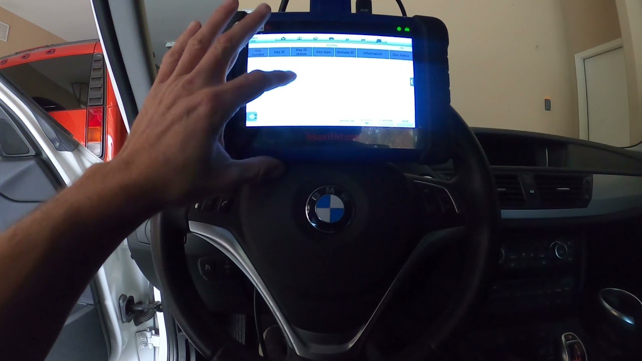 2014 BMW X1 CAS3+ Add a key Autel IM508 XP400 via OBD