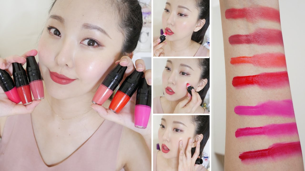 激推!! 唇頰兩用 蘭蔻MATTE SHAKER全試色+心得 FULL SWATCHES & REVIEW