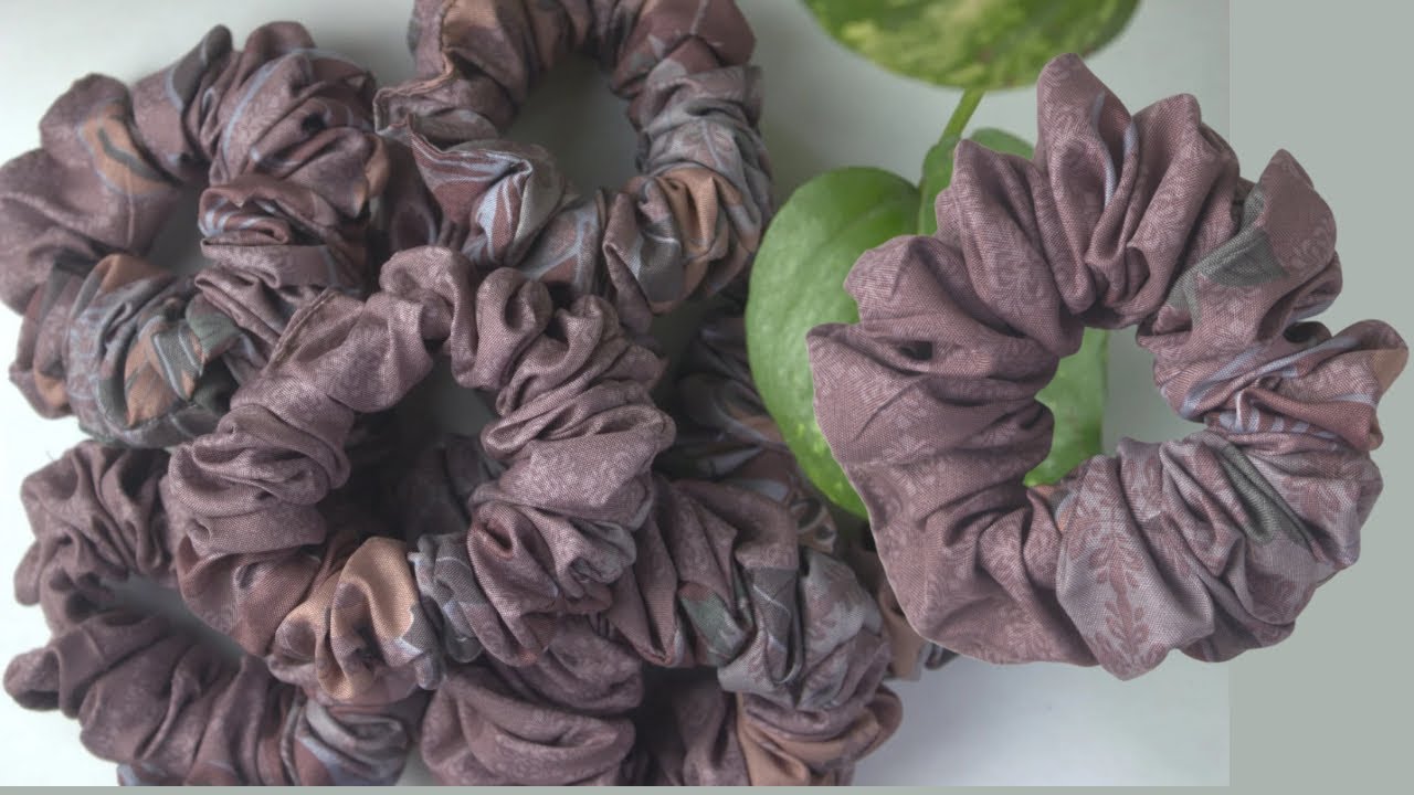 DIY Scrunchie from Hijab | Upcycle Your Scarf into Cute Hair Accessories! | Ikat Rambut dari Hijab