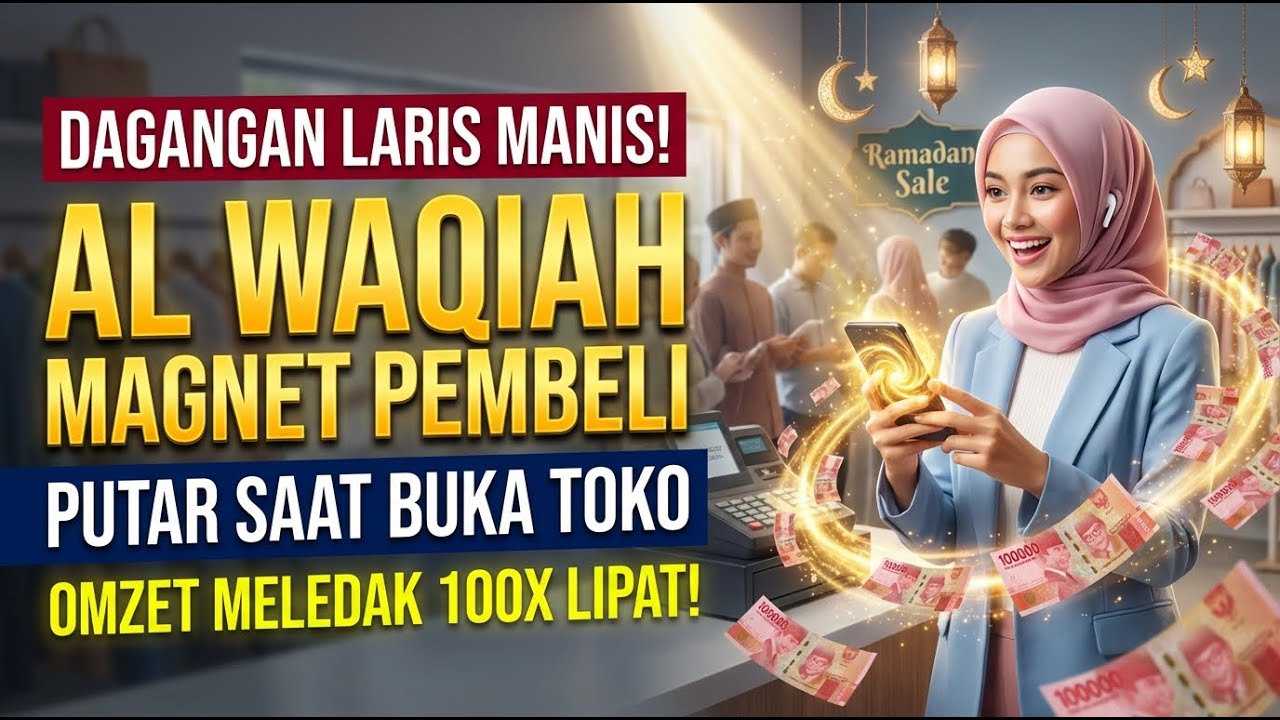 TERBUKTI AMPUH! Dzikir Al Waqiah Magnet Rezeki Penglaris Usaha Bulan Puasa