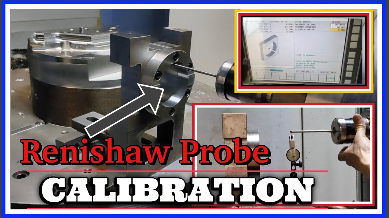 #HOW TO CALIBRATE RENISHAW PROBE IN NHP800 HORIZONTAL MILL( fanuc series 31i model B) #thebestresult
