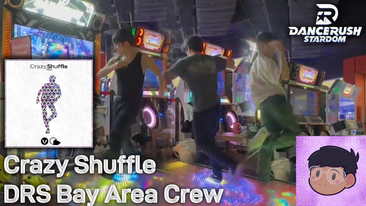 DANCERUSH: Crazy Shuffle - Yooh | 7 Person Train with the Bay Area Crew!