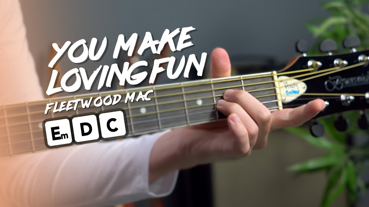Fleetwood Mac - You Make Lovin' Fun  guitar tutorial (beginner + as the record)