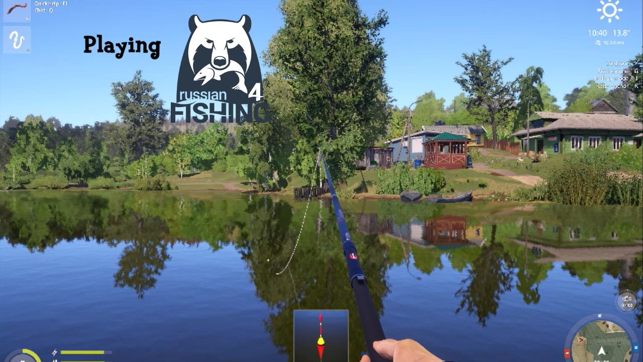 Playing Russian Fishing 4