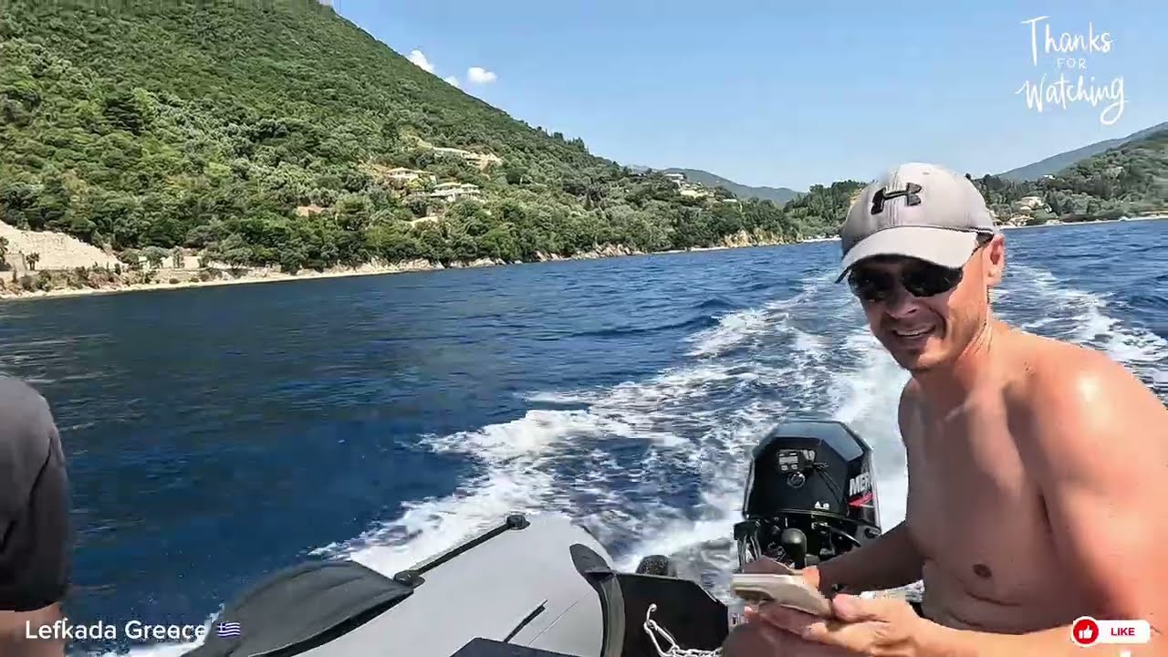 boating Lefkada Greece 🇬🇷 UHD 4K 🎥