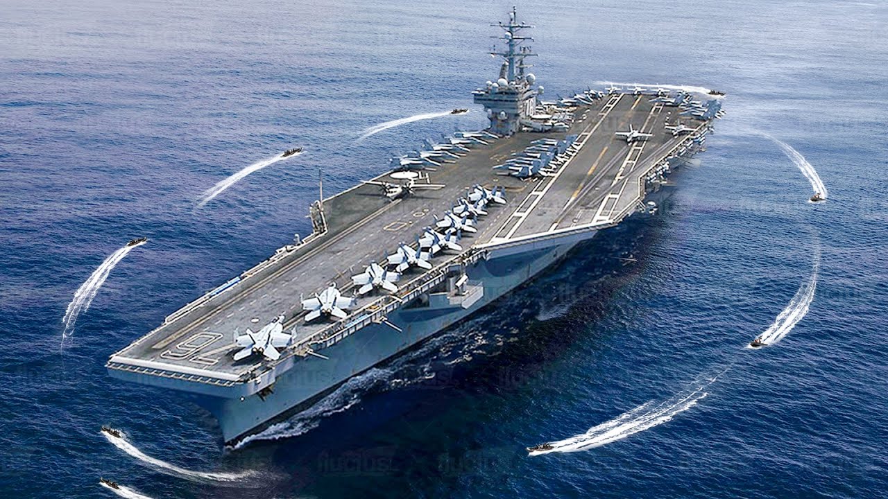Scary Techniques US Aircraft Carrier Uses To Defend Itself When Under Attack
