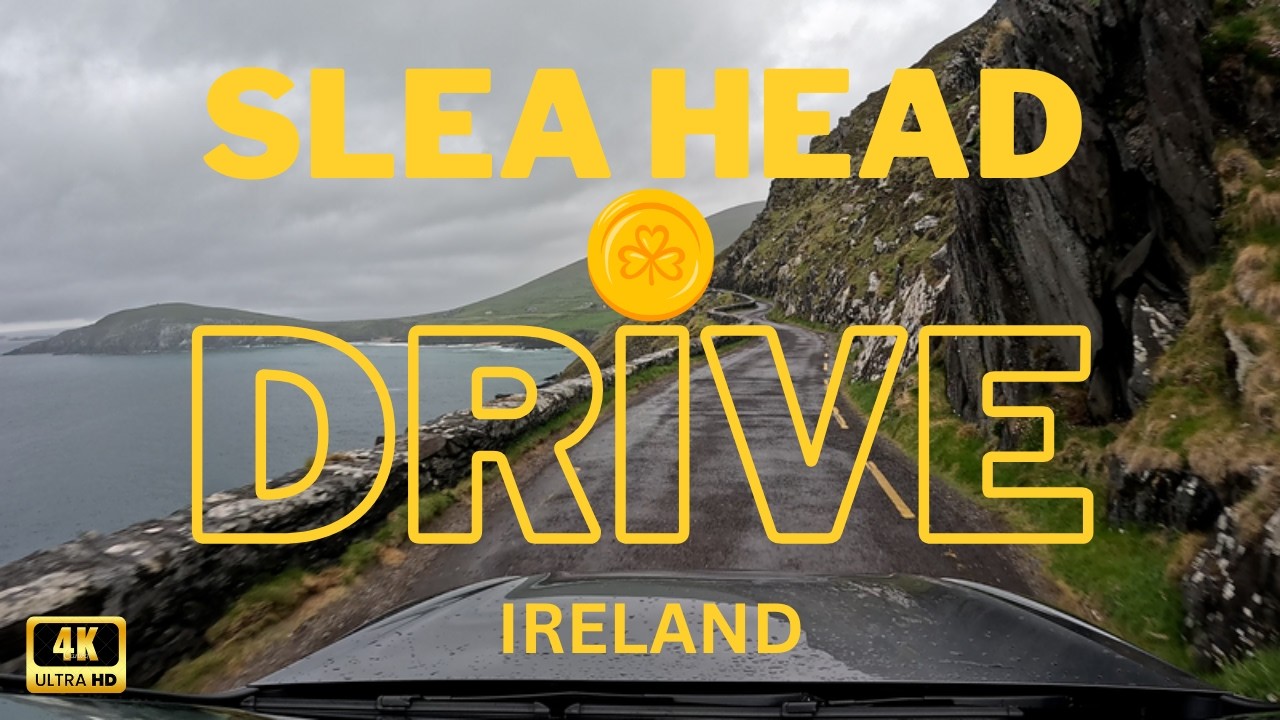 Ireland’s Wild Atlantic Way in the Rain | Scenic Slea Head Drive 4K
