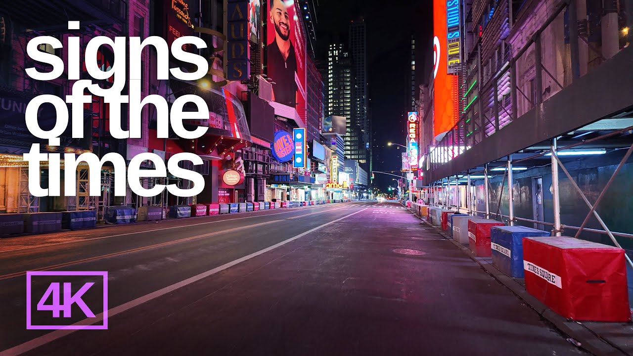 Come with me: Signs of the Times
