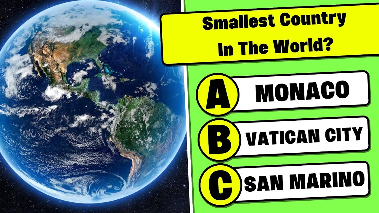 World Geography Quiz | 50 Questions - How Good is Your Geography Knowledge? 🌎