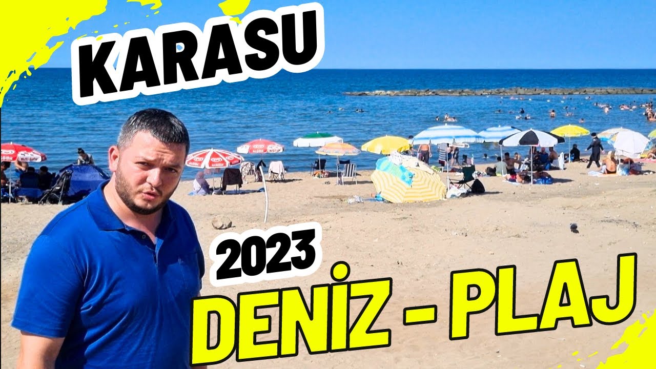 Karasu Deniz ve Plaj - 2023 Sakarya Karasu Sahil Görüntüleri
