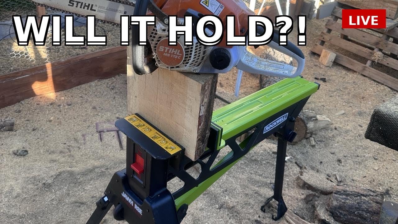Will This JawHorse Hold a Log While I Carve?