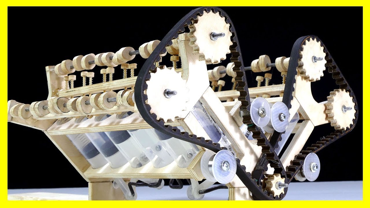 How it Works? V12 Engine Model - DIY at Home