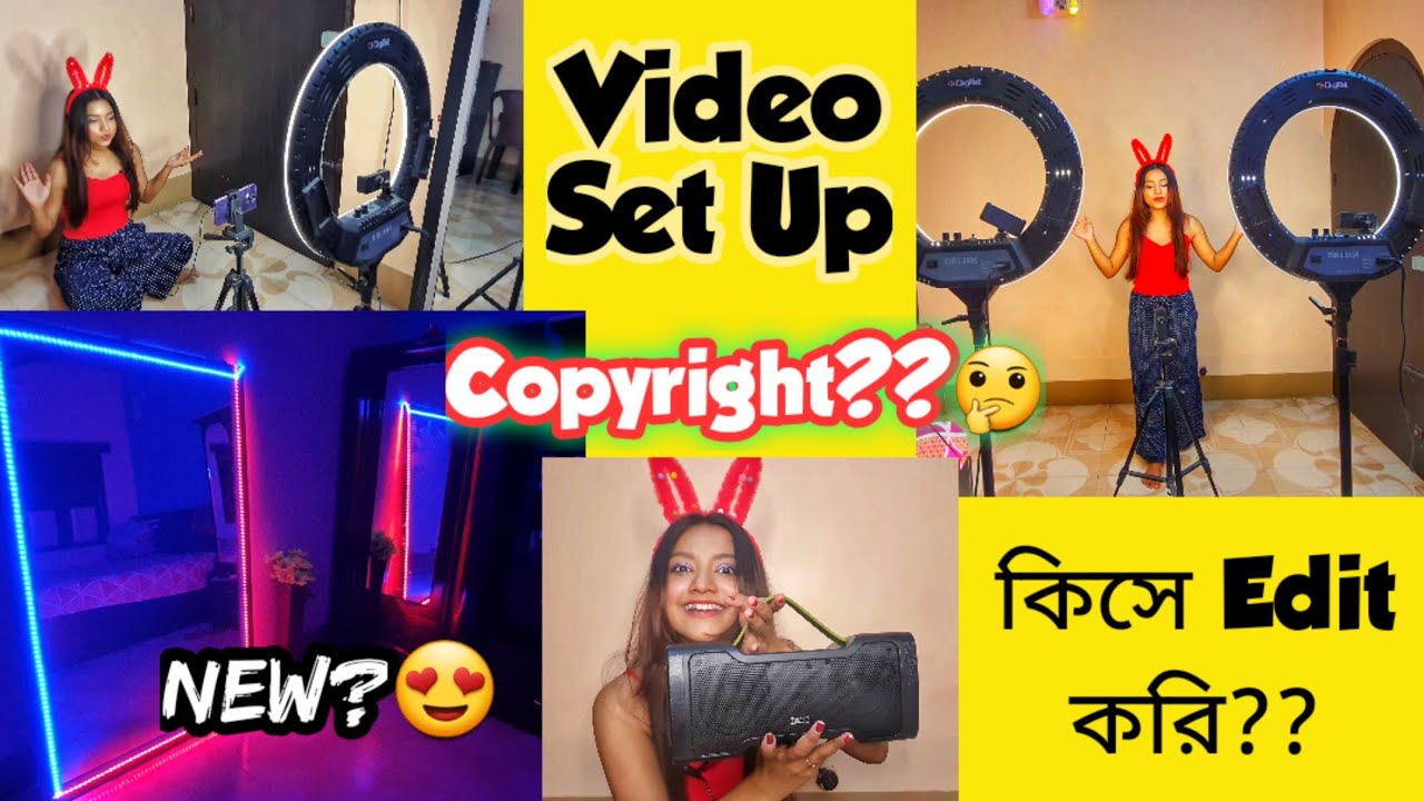 My Video Set Up🔥| Copyright Claim?🤔| New Mirror😍| কিসে Editing করি??😌| Durba Dey