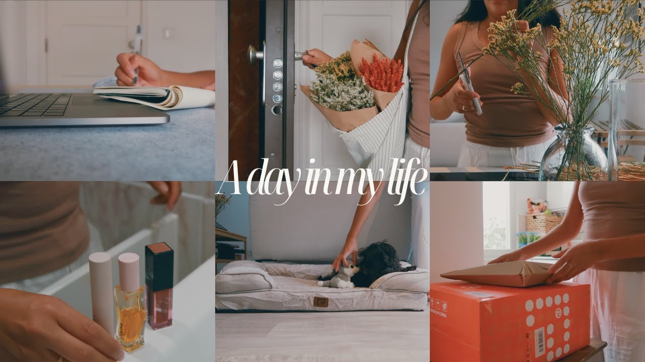 Cozy Rainy Day at Home 🍂 Autumn Vibes & Decorating with Dried Flowers | Relaxing After Work