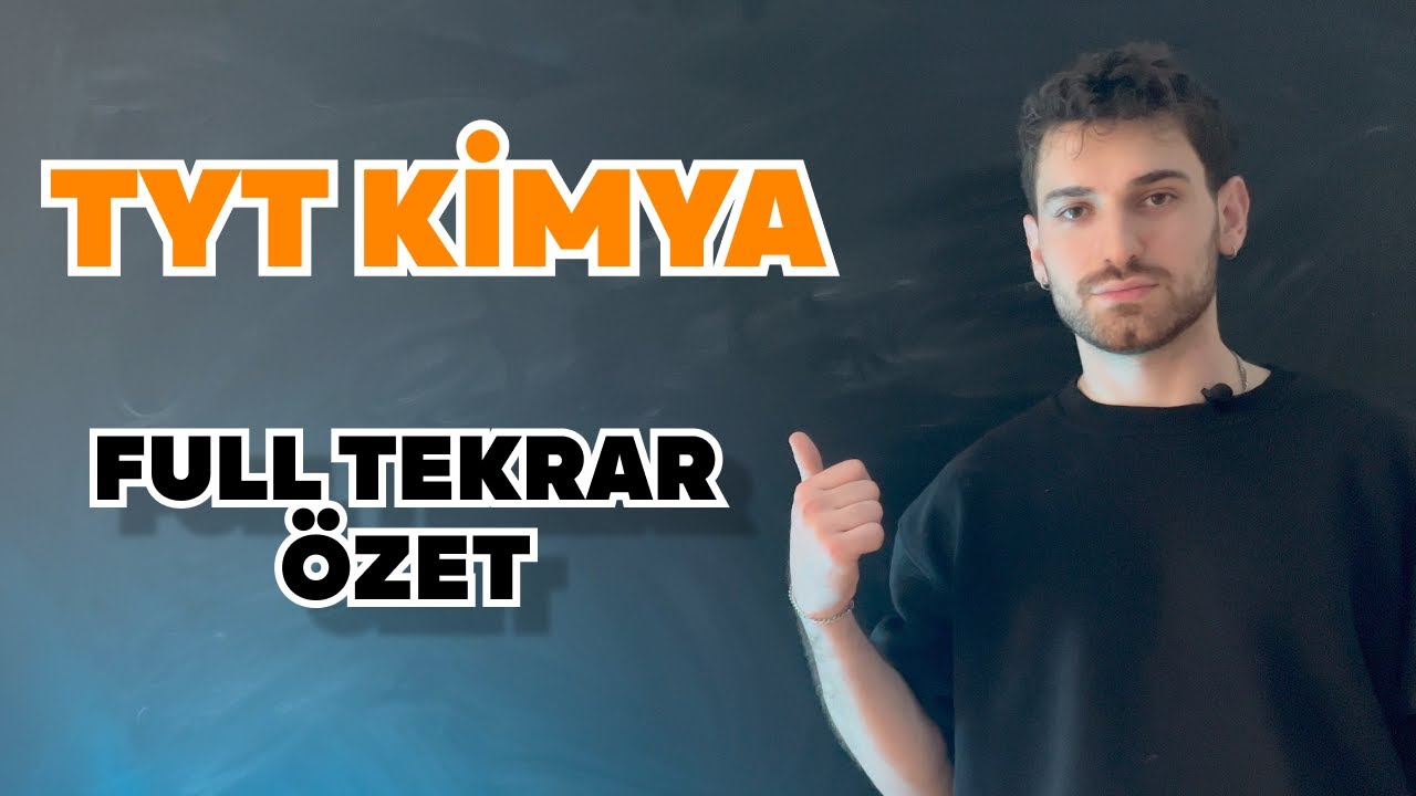 TYT KİMYA FULL TEKRAR ÖZET | Derecenin Notlarından Fulleten Özet