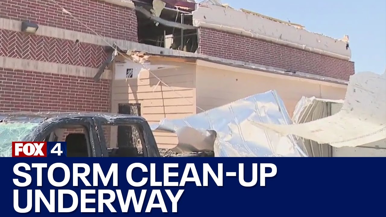 Valley View Truck Stop Tornado: Crews begin cleanup efforts