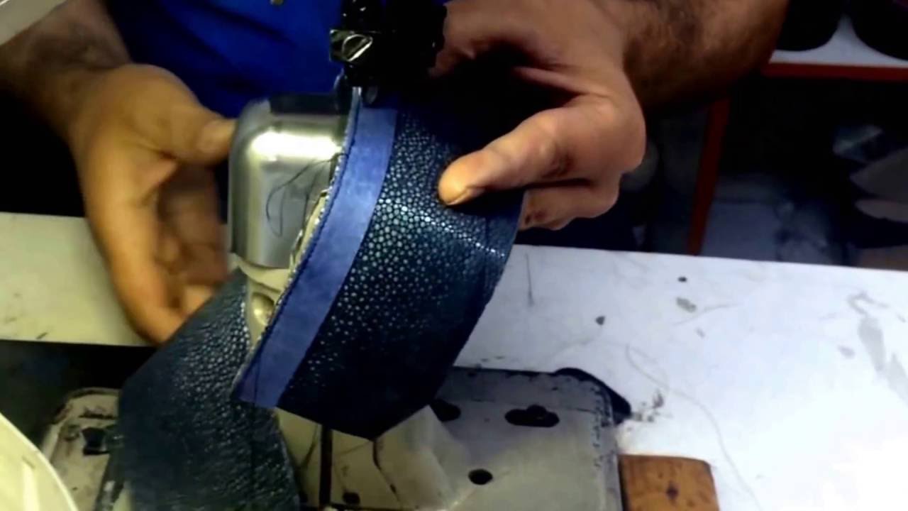 How TucciPolo Real Stingray fish leather shoes are made