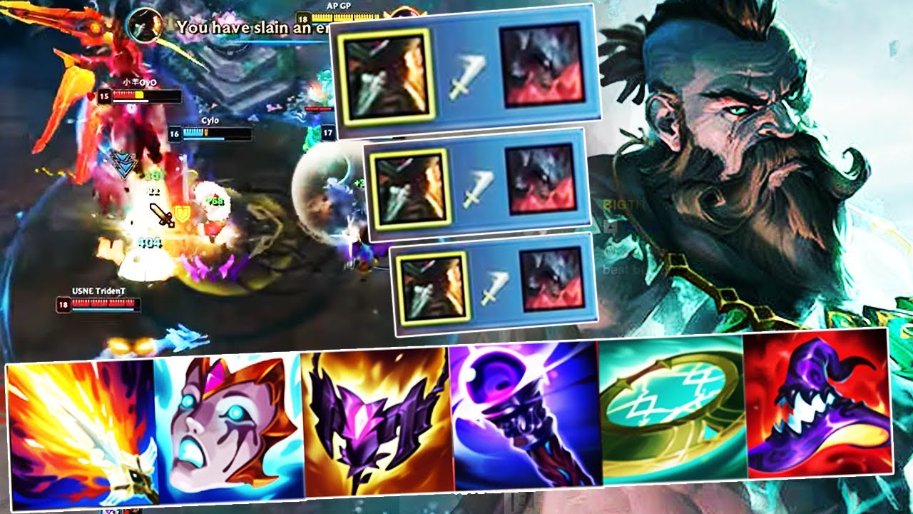DESTROY AATROX With AP GANGPLANK (18 Kills)
