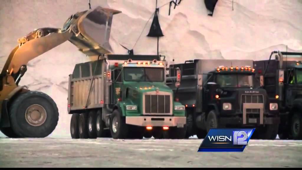 Salt truck drivers line up early at Port of Milwaukee