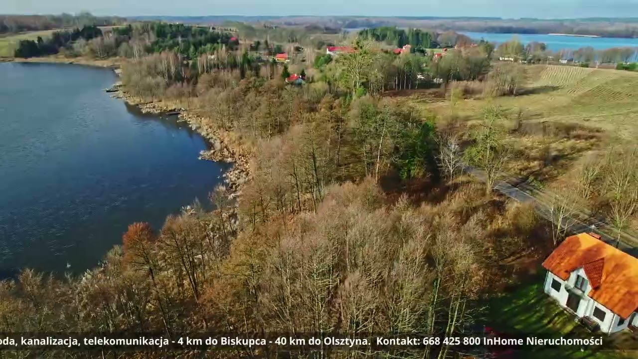 Nieruchomości na sprzedaż. Rukławki. Działki na sprzedaż. Filmowanie z drona. Tel. 511 345 190