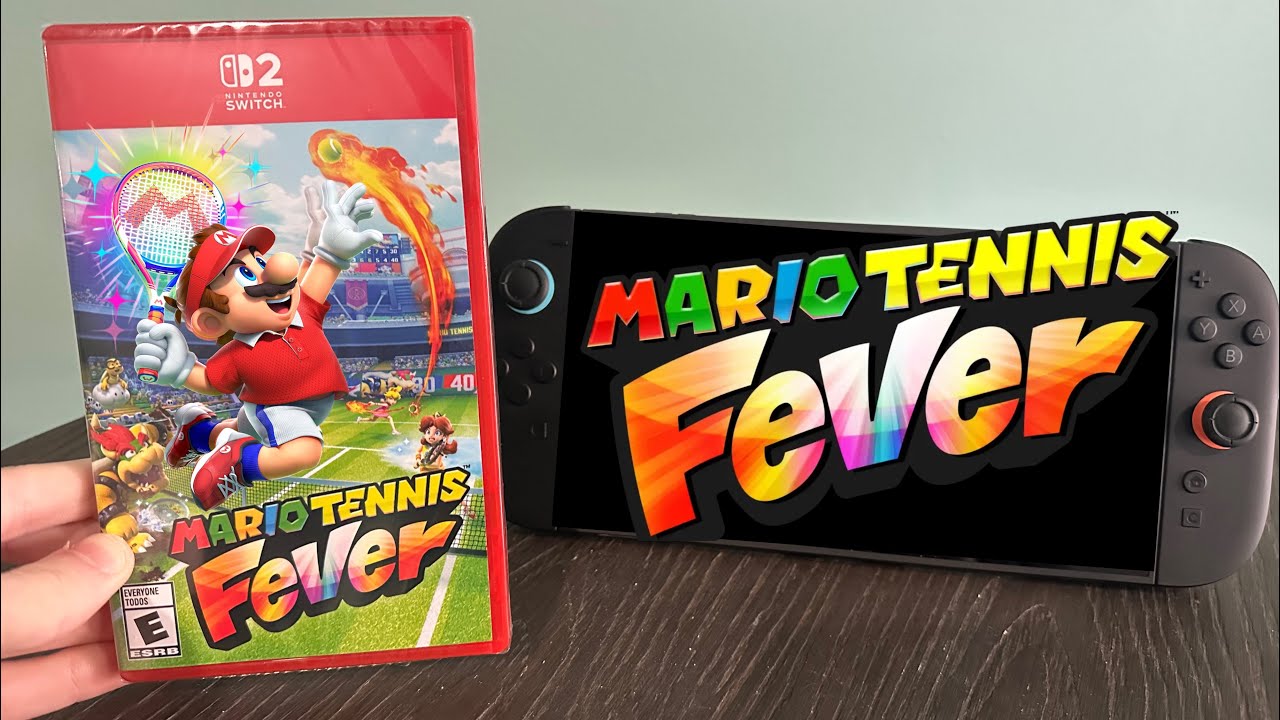 Mario Tennis Fever Unboxing and Gameplay 