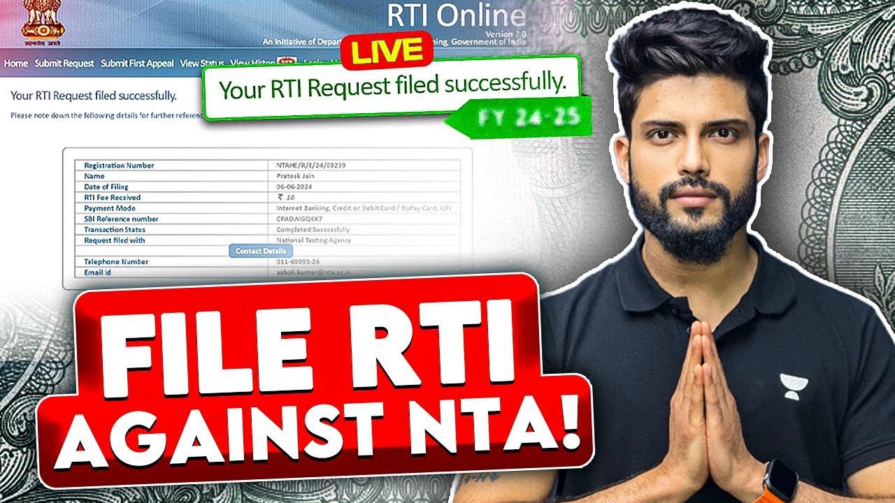 Digital Satyagraha: How To File RTI Against NTA RE-Neet 2024 | NTA Scam 2024 | NEET 2024 Update