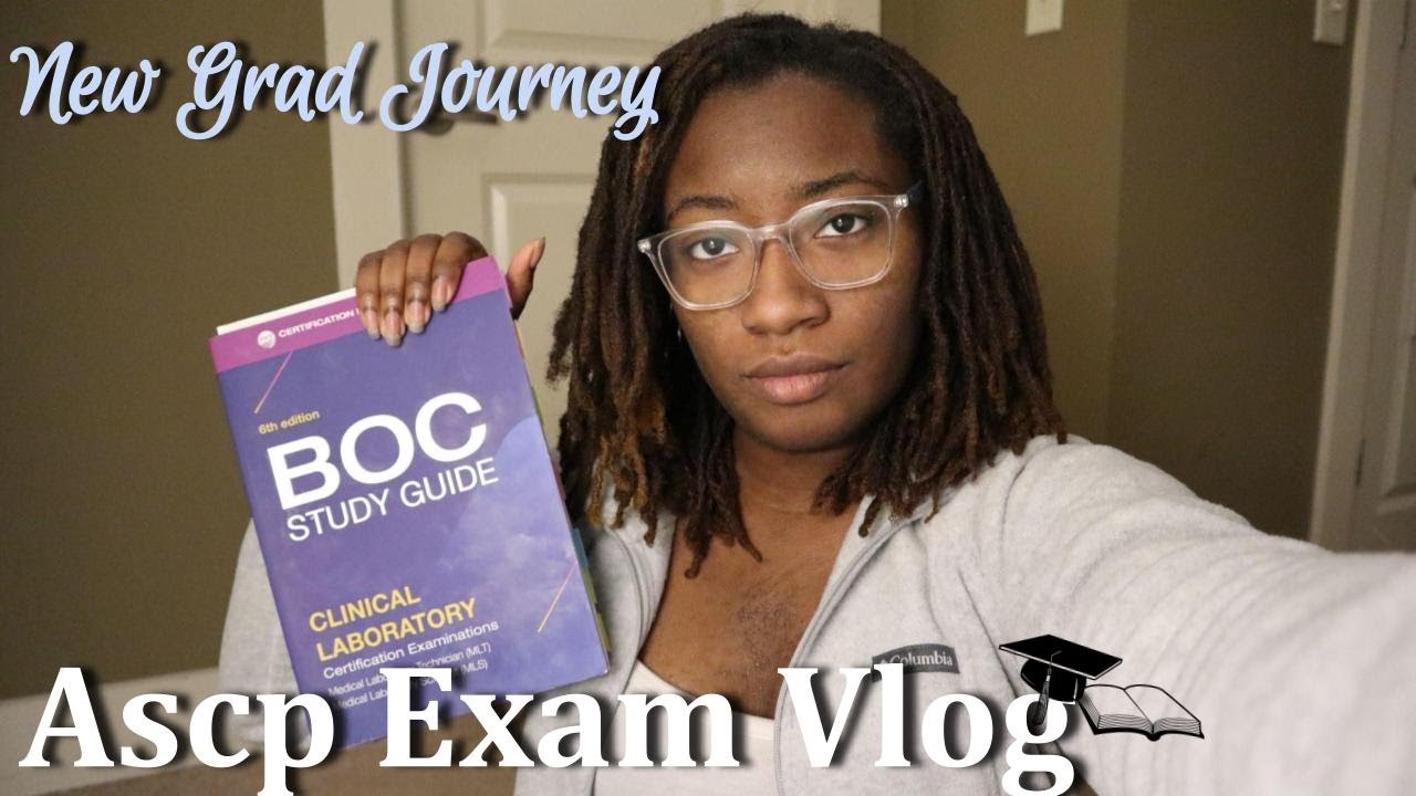 day in my life |  medical laboratory scientist, post -grad, ASCP exam day & my results
