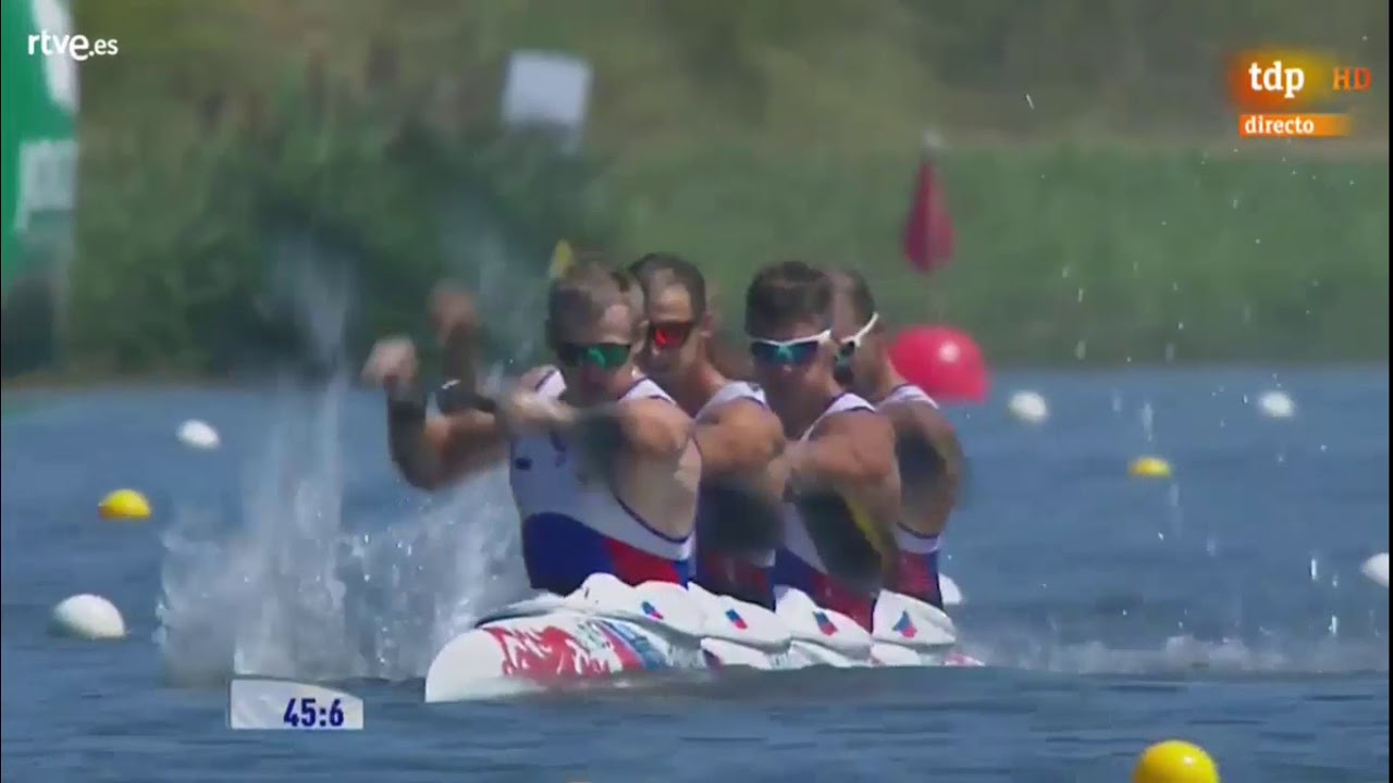 FINAL A K4 500 MEN - 2018 ICF Canoe Sprint World Championships Montemor.
