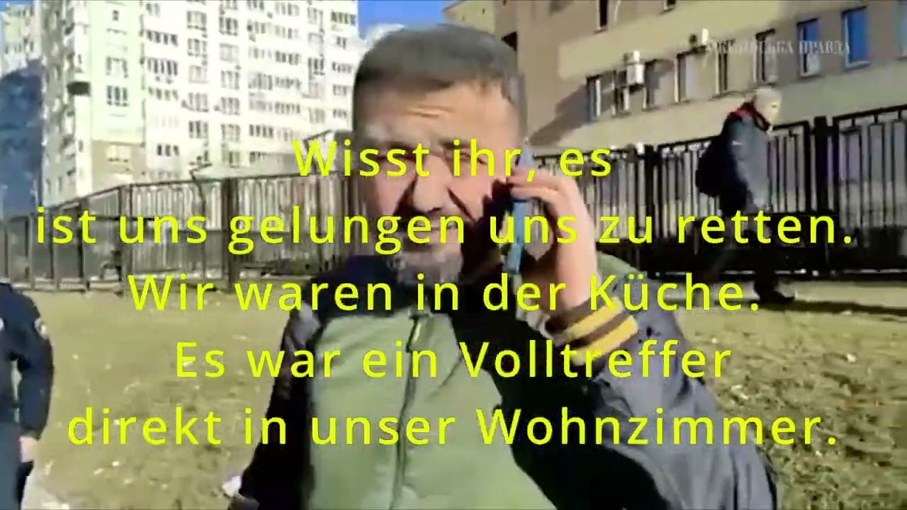 Raketeneinschlag in Wohnblock 26 2 22