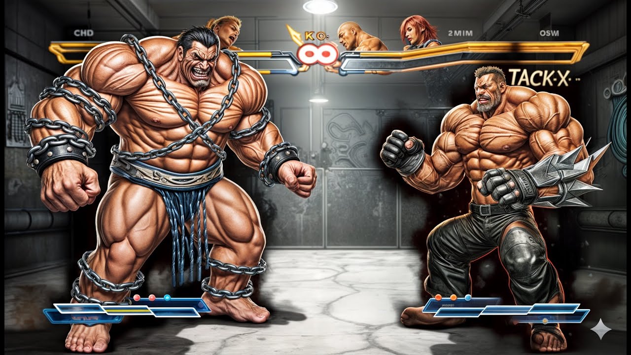 Street Fighter X Tekken | HUGO & RYU VS JACK-X & KEN (Hardest) - Street Fighter X Tekken