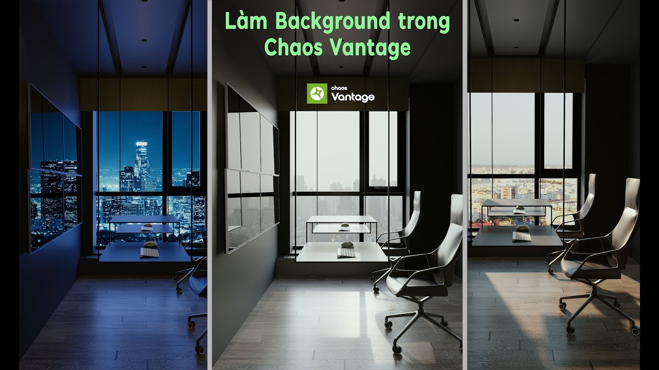 Làm background trong Chaos Vantage bằng hình ảnh và HDRI