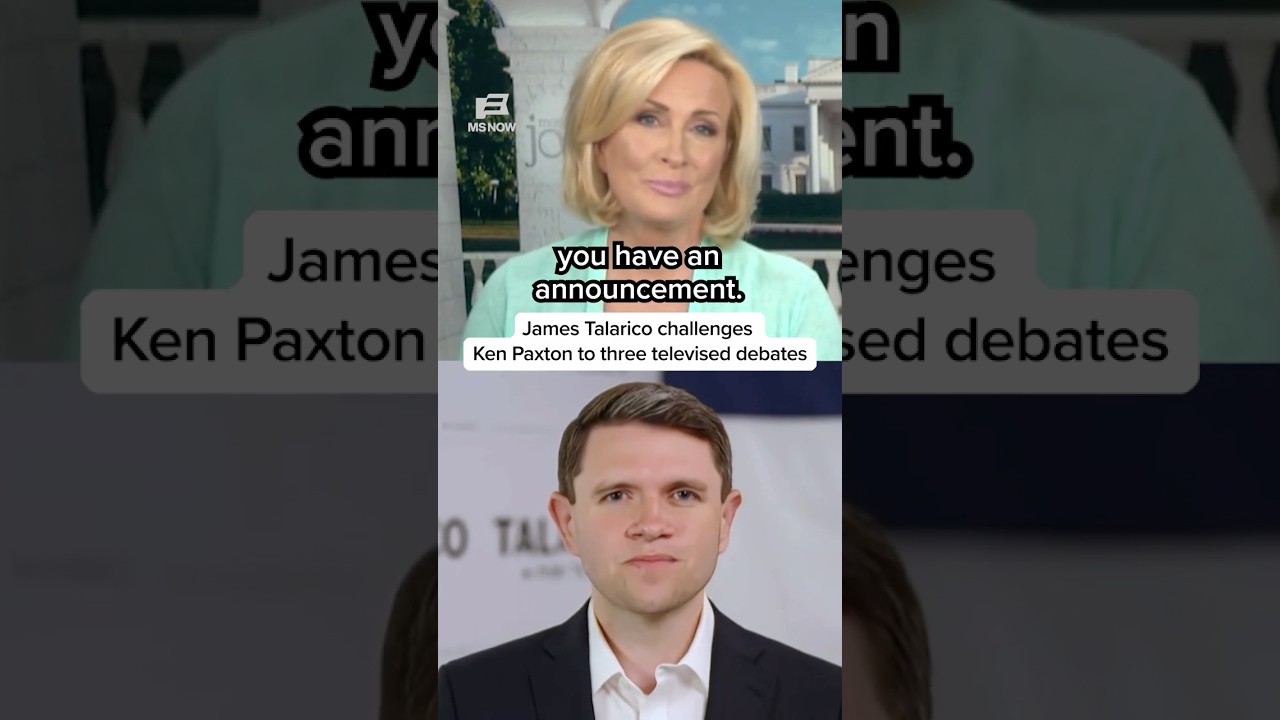 James Talarico challenges Ken Paxton to three televised debates