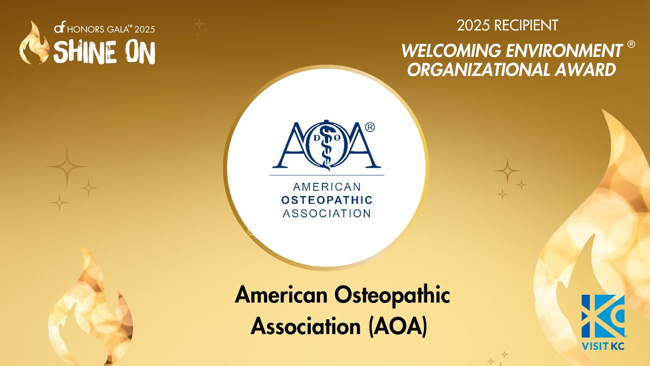 2025 Welcoming Environment Organizational Award | American Osteopathic Association (AOA)