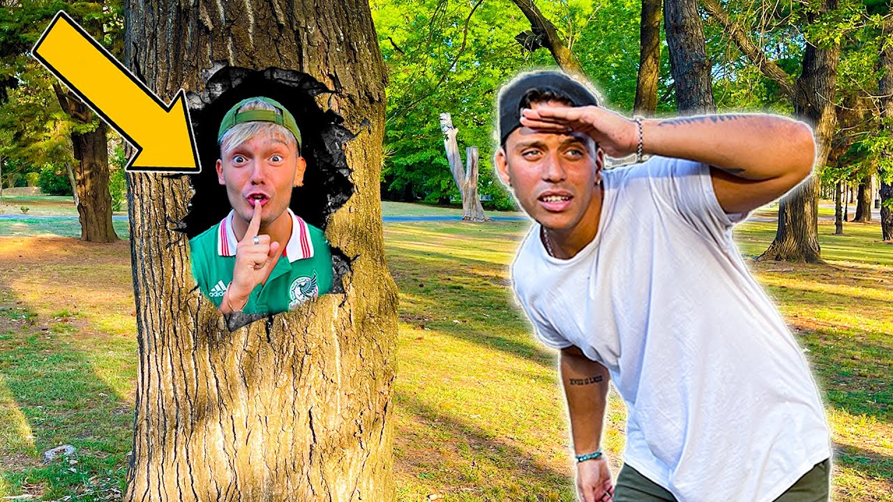 JUGANDO A LAS ESCONDIDAS EN EL BOSQUE!!