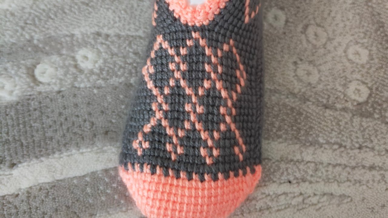 5şiş görünümlü tunus patik yapımı #crochet #knittig #örgü #handmade #keşfetbeniöneçıkar #keşfet