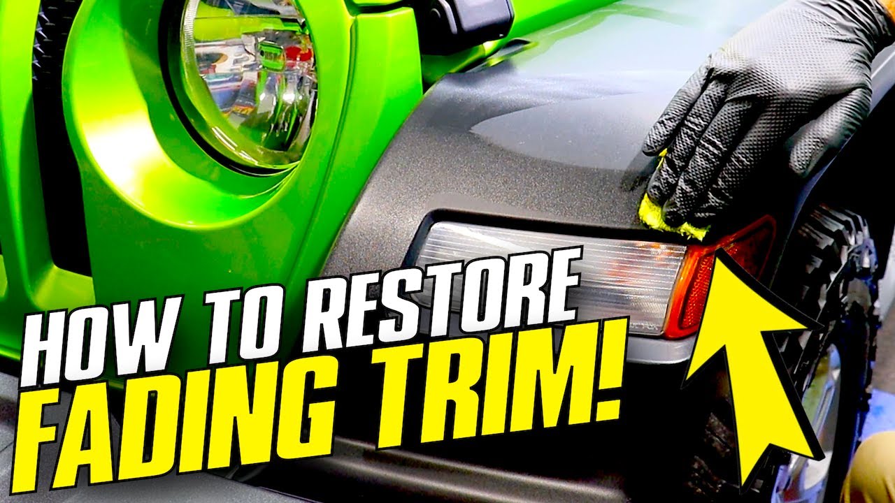 Revive Your Dull Trim To Look Brand New!