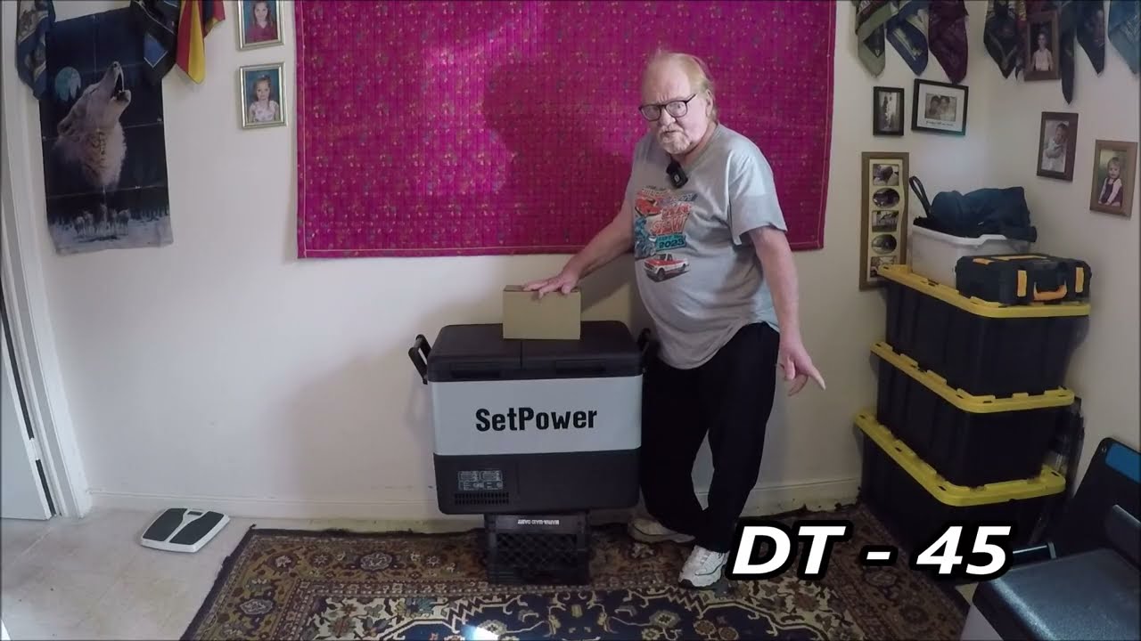 Мой новый холодильник/морозильник Setpower DT-45.