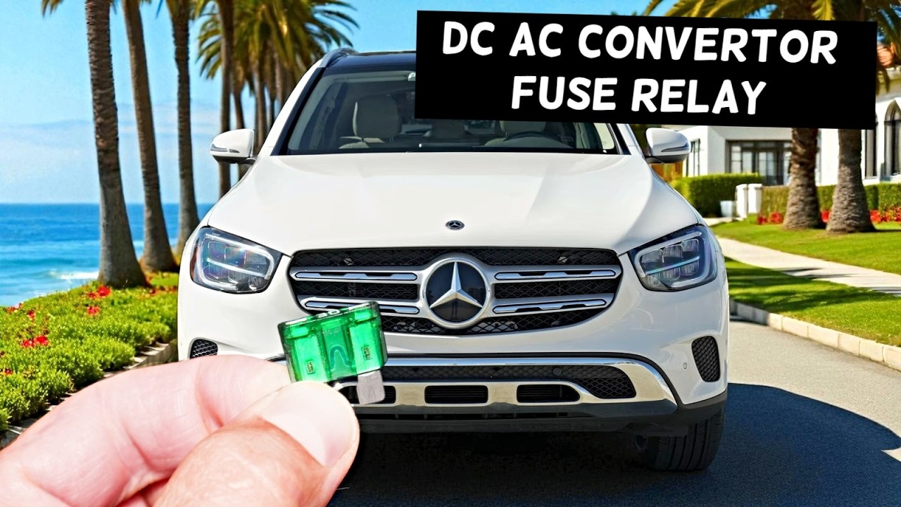 MERCEDES GLC DC AC Convertor Fuse Relay Location Replacement GLC 300 GLC 43 GLC 63 GLC 200 GLC 200d