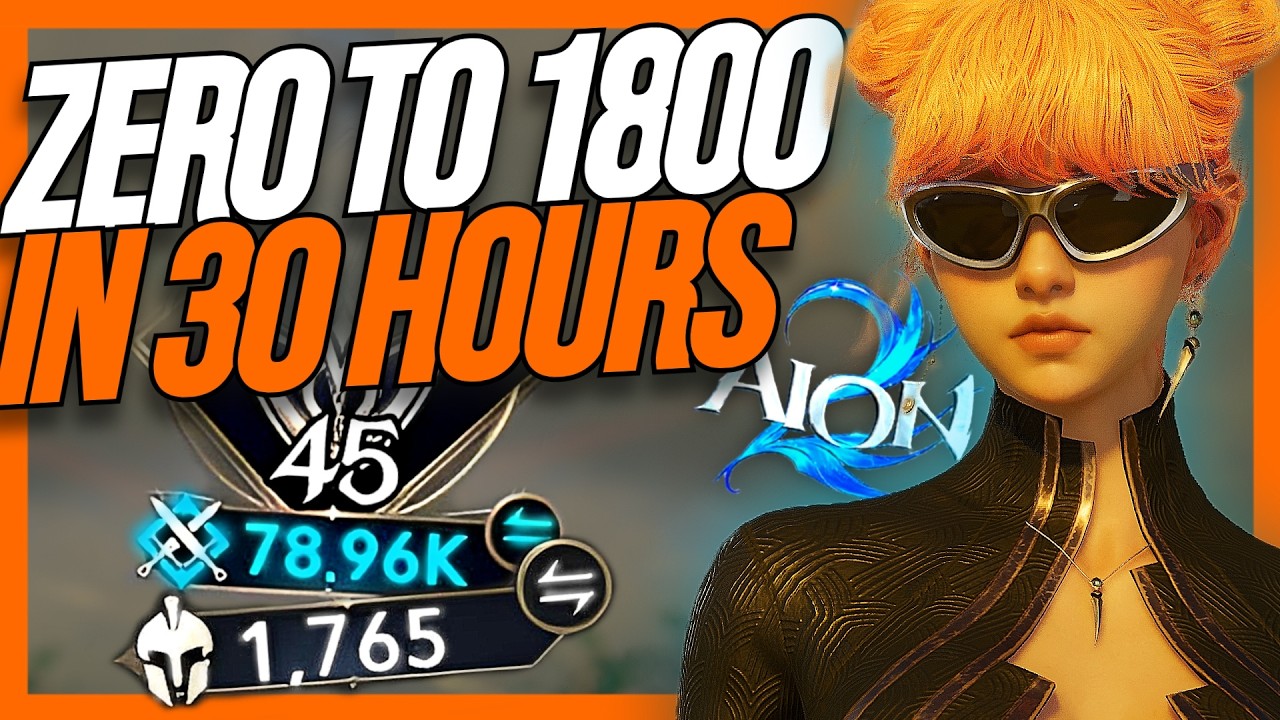 КАК Я ДОСТИГ 1800 GEARSCORE ЗА 30 ЧАСОВ | ПОЛНЫЙ ГАЙД ПО ПРОКАЧКЕ | AION2