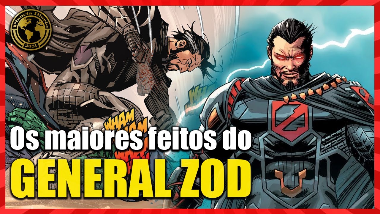 GENERAL ZOD: RANKING DOS KRYPTONIANOS (HISTÓRIA E PODERES).