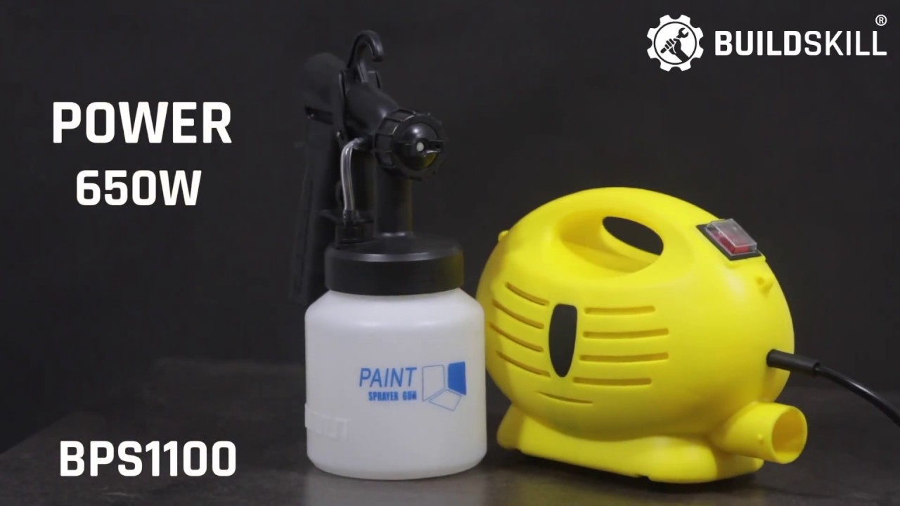 Buildskill BPS1100 Paint Sprayer 650W - Official Video