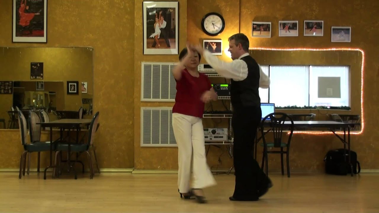 American Cha Cha Lesson 2, Crossover Breaks Underarm Turn  (Couple)