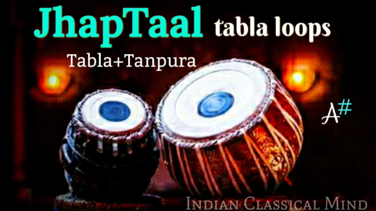 Jhaptaal Tabla Loops | taalmala | Taal Jhaptaal 10 beats for practice A#